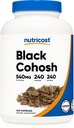 Nutricost Black Cohosh 540mg, 240 Capsules - Non-OGM, sans gluten