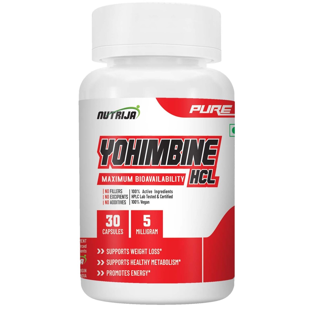 NutriJa Yohimbine 5 MG - 30 Capsules