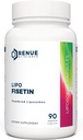 Renue By Science Fisetin | 90 Liposomal Fisetin Supplements - 150mg Fisetin per Serving | Senolytic Supplements | Bioavailable Formula for Increased Absorption | Non-GMO & Made in The USA