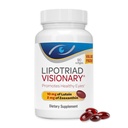 Vitamines oculaires Visionnaires Lipotriad - 90 capsules - Suppléments de lutéine et de zéaxanthine avec d'autres ingrédients AREDS2 pour le soutien de la vision lié à l'âge