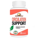 Supplément de support de circulation Rise-N-Shine avec extrait d'épine, racine de gingembre, L-Arginine et plus 30 Compte