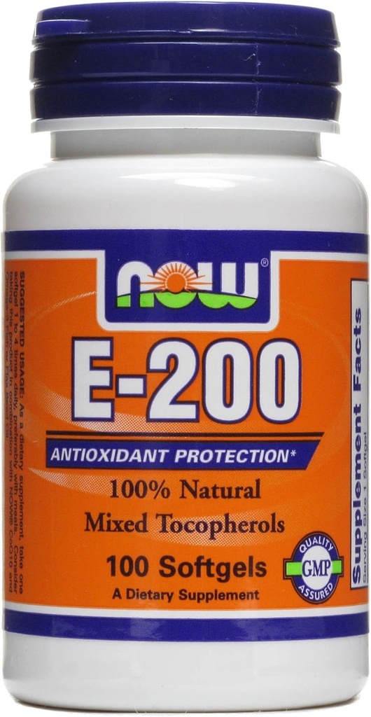 Vitamine E-200 UI 100 softgels (paquet de 2)