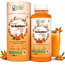 Fytika Sea Buckthorn Juice - 300 ML (PACK OF 1) | Pulp Concentrate Made for Your Total Body Care & Wellness | Rich in Vitamin C, Omega 3, 6, 7, 9 & Antioxidants | For Men & Women
