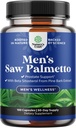 Natures Craft Saw Palmetto pour hommes avec Beta Sitostérol - Saw Palmetto Extract Prostate Supplément santé pour hommes Contrôle de la vésicule et soutien de la prostate - Restaurer le complément de cheveux