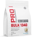 GNC Pro Performance Bulk 1340 Poudre de protéines gaineuses de masse, 50g, Sans gluten, Whey, Créatine, BCAA, 3e partie testée, Récupération et croissance musculaires, Micronutriments, Crème glacée Vanilla, 9 portions
