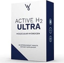 Active H2 Ultra Hydrogen Water Tablet - Optimize Health, Support Immunity, and Balance Antioxidants with Benefits of Molecular Hydrogen (1 Bottle, 60 Tablets)