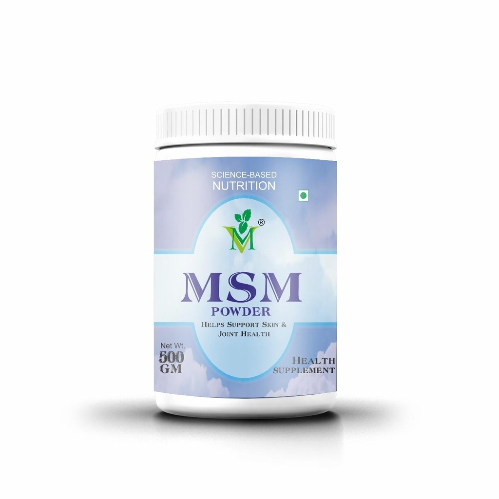 500g Herbal MSM Powder For Hair Growth, Healthy Skin & Joint Support