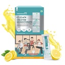 TrueBasics Clean Creatine Monohydrate Powder, Citrus Flavor, 30 Sachets