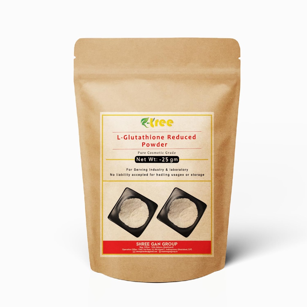 L-Glutathione Reduced Powder 25GM – Cosmetic Grade Antioxidant for Skin Care Formulation, Serums, Creams, Soap Making & DIY Skincare