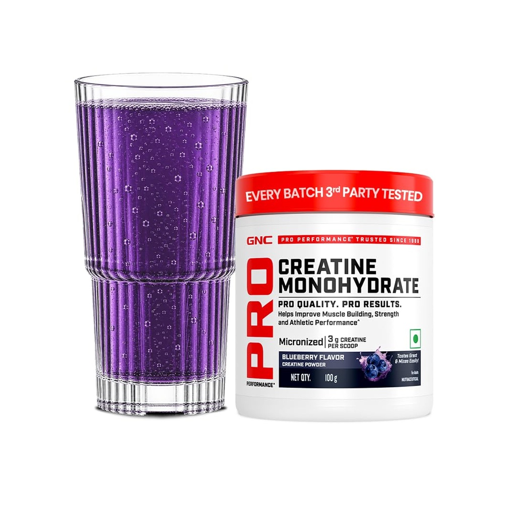 GNC Creatine Monohydrate PRO Performance Powder | 3g, Micronized | 100g