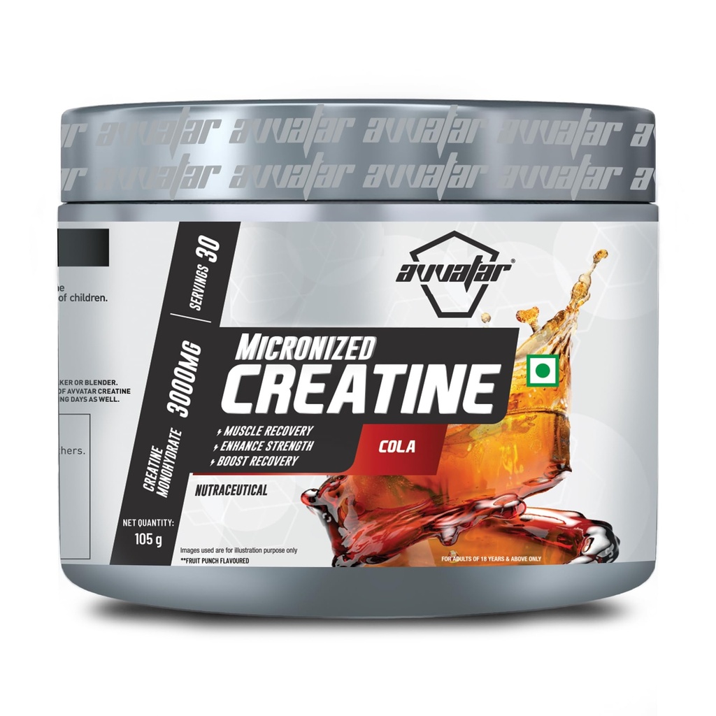 avvatar Creatine Monohyderate (105g, Cola)