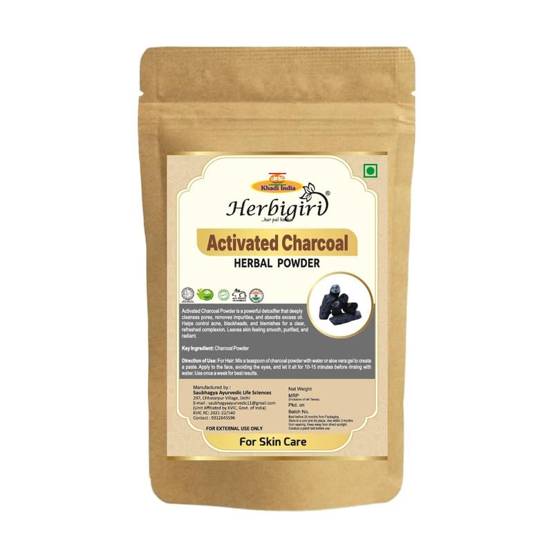 saubhagya CHARCOAL Herbal Powders for Wellness