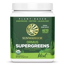Bio Greens Poudre Superfood Complexe de Super Greens Biologique Poudre de Jus cru avec Probiotiques Moringa Feuille et Electrolyte Minéraux.