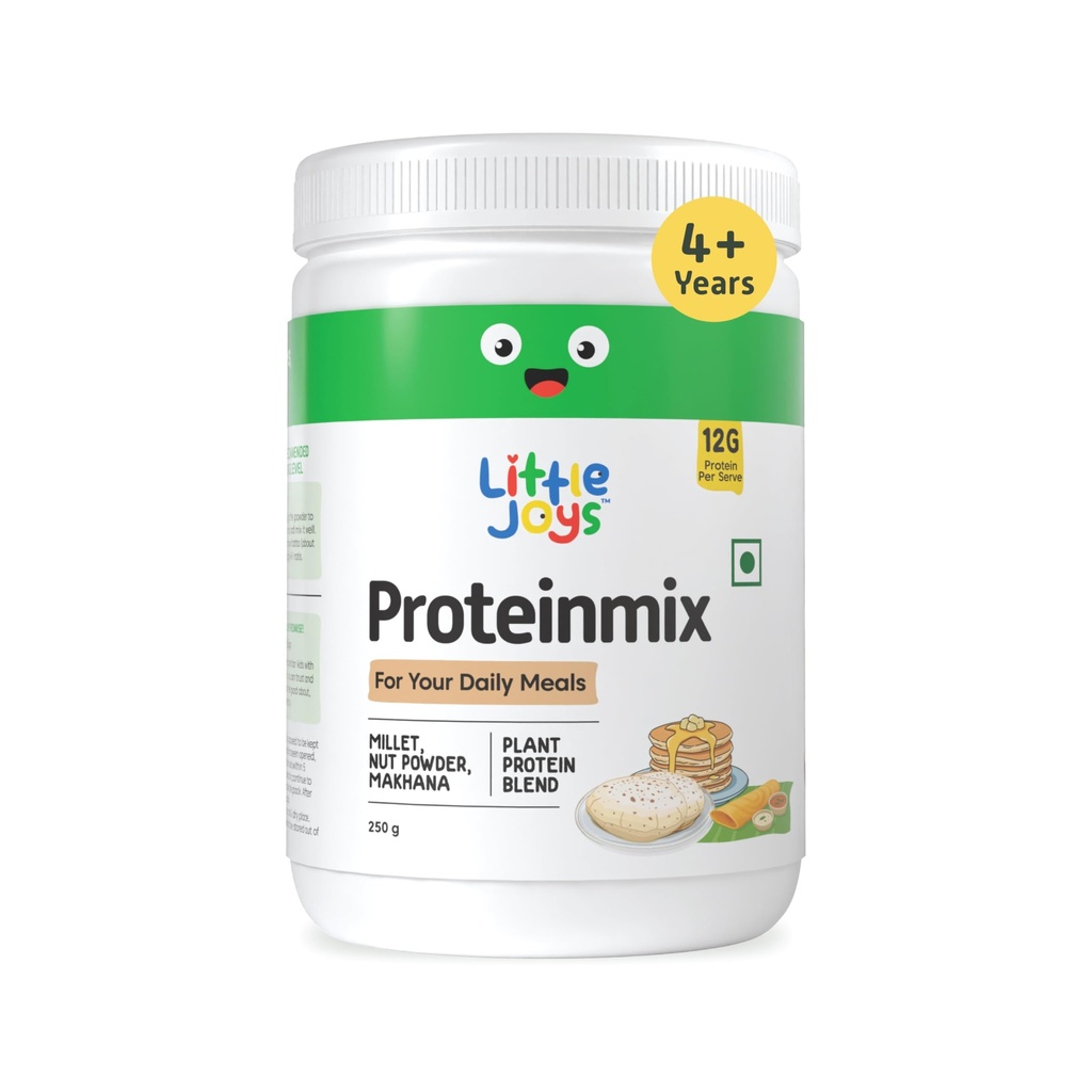 Little Joys Multipurpose Roti Protein Mix 250g | Cookable Plant Protein Powder | 12g Protein Per Scoop | Pea, Soy & Brown Rice | No Taste Change, No Added Sugar | Mix in Roti, Dosa, Pancake