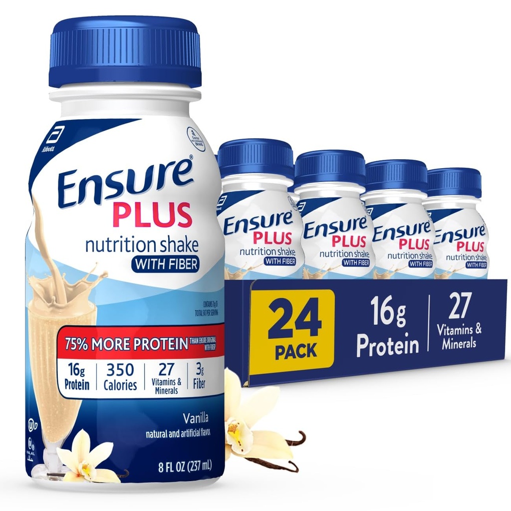 S'assurer plus de nourriture de la vanille agiter avec la fibre de nourriture agiter prêt à boire 16g Protéines et 27 vitamines et minéraux