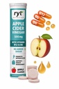 Apple Cider Vinegar Effervescent (500mg) - 20 Tablets (Apple Flavour), With Vitamin B12 & B6 | For Weight Management & Gut Health | No added Sugar | Easy to Carry & Consume