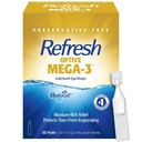 Rénover l'optimisation des gouttes oculaires Mega-3 lubrifiantes pour les yeux secs, sans réserve, 0,01 Fl Oz contenants à usage unique, 30 Compte