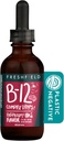 Freshfield Naturals B gouttes complexes: B12, B2, B3, B5 et B6, formule végane-friendly liquide, absorption améliorée de 1200 mcg de méthylcobalamine.