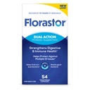 Probiotiques Florastor pour la santé digestive et immunitaire, 54 Capsules, Probiotiques pour les femmes et les hommes, aide à rincer les mauvaises bactéries, stimule le bien avec notre souche Saccharomyces Boulardii, emballage mai Varier
