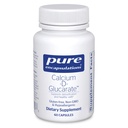 Encapsulations pures Supplément Calcium-D-Glucarate pour soutenir la santé cellulaire dans le foie, les poumons, le sein et le colon*