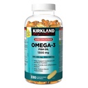 Kirkland Signature Super Concentrate Omega 3 Fish Oil Softgels, 1300 mg, EPA 450 mg, DHA 300 mg, Omega 3 Fatty Acids 750 mg, (330 Soft gels)