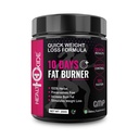 HealthOxide 10 Days Fat Burner Powder | Natural Weight Loss Supplement with Green Tea Extract, Garcinia Cambogia & Cayenne Pepper | Boosts Metabolism, Energy & Appetite Control | 200g