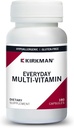 Kirkman - Multivitamine quotidienne - 180 capsules - Vitamine et minéral à large spectre - favorise la productivité - hypoallergénique
