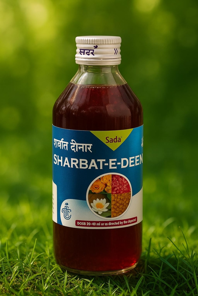SDR SHARBAT Dinar (200ML Pack of 3) Sharbat Dinar – Herbal Liver Tonic | Supports Liver Health & Detox | Natural Unani Remedy