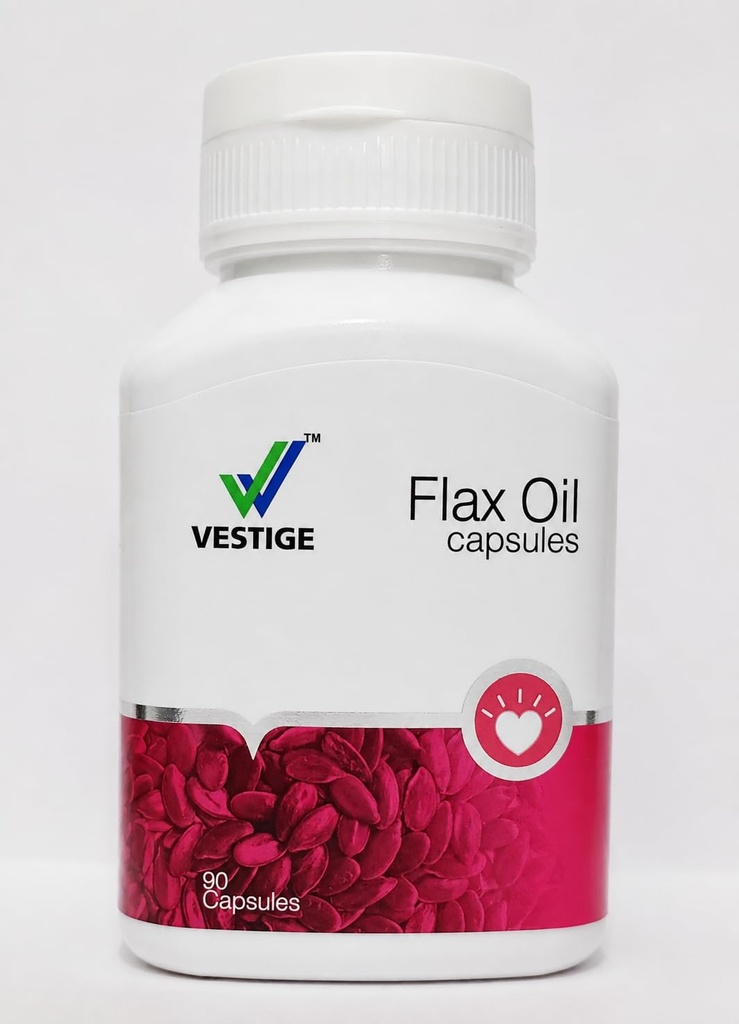 Vestige Flax Oil Capsules, 500 mg, 90 Capsules