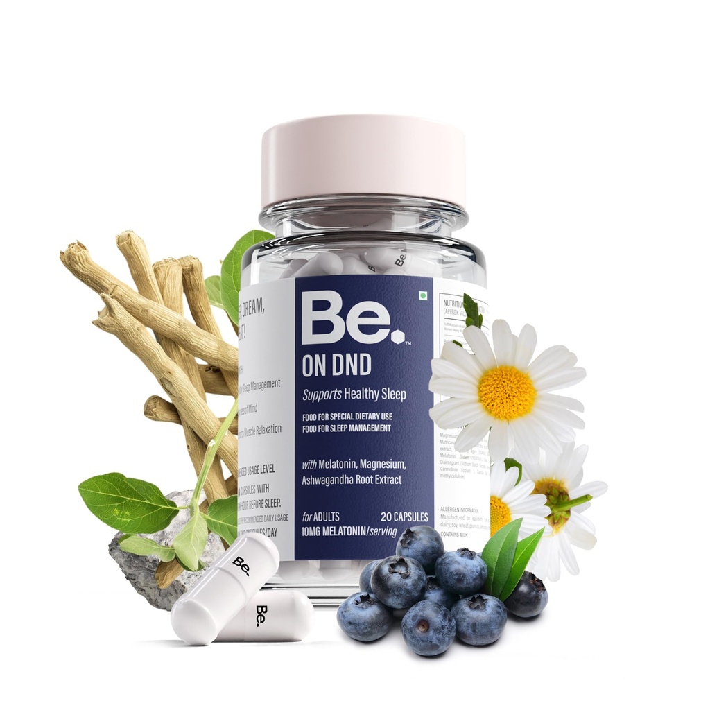 Be Wellness ON DND Natural Sleep Supplement, 20 Capsules - Travel Pack