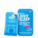 JUSTT ESSENTIALS Sleep Melatonin Oral Strips | Melts Into Restful Sleep | Dreamy Mint Flavour | 5mg | Bedtime Wellness | Vegan Sugar Free | 30 Strips