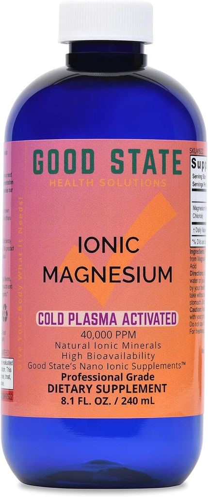 Magnésium ionique liquide activé par plasma froid 100 mg par portion