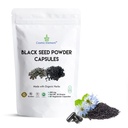 Élément Cosmique 100% Pure Black Capsules de poudre biologique - Vegan Nigella Sativa 450mg Graines de cumin noir par portion- pour la santé - 60 Capsules
