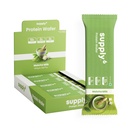 SUPPLY6 Protein Wafer Bars | Pack of 10 | Multigrain Crunchy Wafer | Vegetarian | 10g Protein | 3g Fiber | No Added Sugar | 400 G (Matcha)