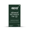 OZiva+ Advanced Metabolic Gut-Fit For Gut & Metabolic Heath | With Cinnamon Polyphenols, B420™ | Probiotic, Oat Fiber Prebiotic | 5 sachets