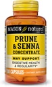 MASON NATURAL Prune Senna Concentré, laxatif végétal naturel pour la régularité et soutient Bowel & Digestive Fonctions, 100 Capsules