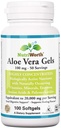 Supplément Aloe Vera (100 Softgels) 20 000mg Gel pur Équivalence – Fabriqué avec Aloe Vera biologique