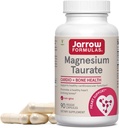 Formules de Jarrow Taurate de magnésium, supplément alimentaire, soutient la santé des os et des cardios, 300 mg par portion, 90 capsules de légumes, jusqu'à 30 jours d'approvisionnement