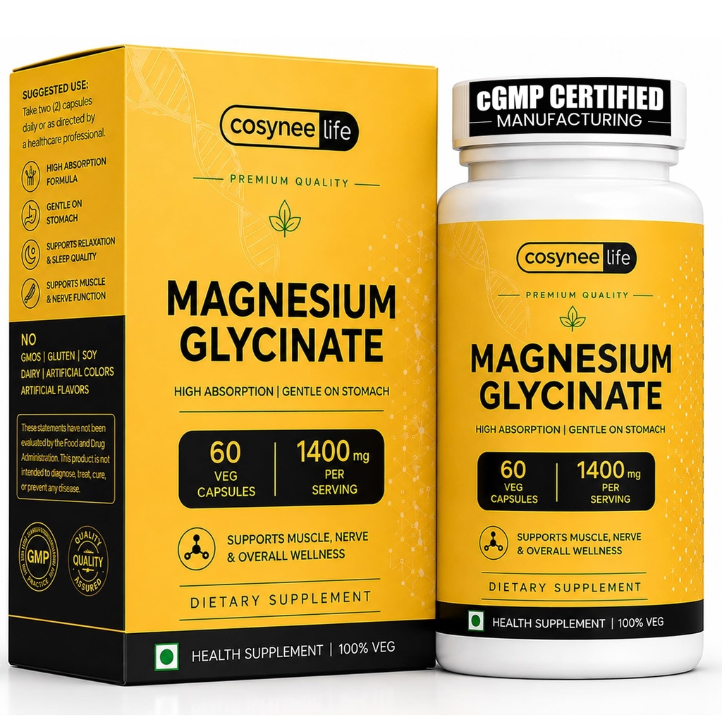 Magnesium Glycinate 700 mg | Sleep Support Formula (Magnesium Glycinate Pack of 60)