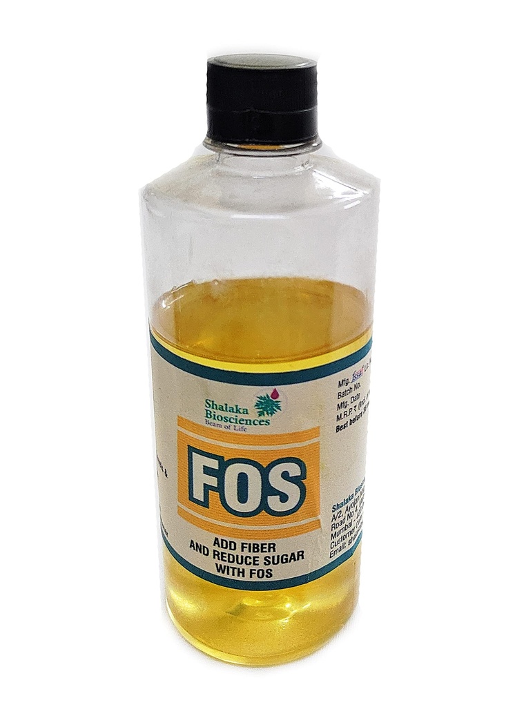 Shalaka Biosciences FOS - Fructooligosaccharides Probiotic Enhancer Inulin - Soluble Fiber Sugar Substitute (500 grams)