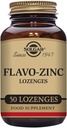 Solgar Flavo-Zinc Lozenge, 50 Comte - Grand goût citron Lime Aromatisant - Antioxydant, système immunitaire santé - hautement absorbant, Dissout rapidement - végétalien, sans gluten, sans lait, sans casher - 50 portions