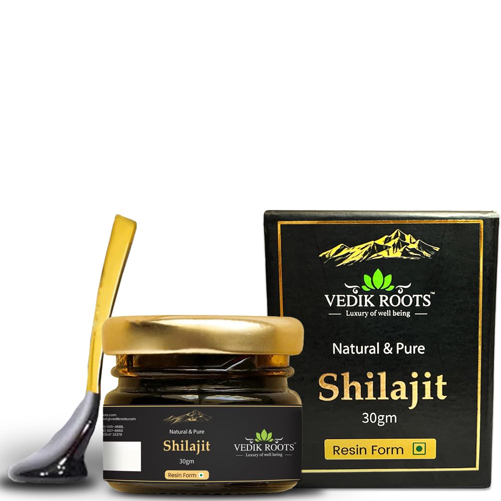 Pure Himalayan Shilajit Resin – Or Grade 800mg.85+ Trace Minerals & 75% Fulvic Acid.