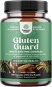 Enzymes digestifs Gluten à action rapide pour l'intolérance - Enzymes digestifs Gluten pour les femmes et les hommes pour le ballonnage avec DPP IV Blend Plus Lipase Amylase Bromelain pour Gut Health & Digestion Support - 120 Ct