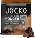 Carburant Jocko Mölk Whey Protéine Poudre 22g Protéines - Mélange de fruits à faible teneur en sucre - Récupération et croissance musculaires, Emballage Mai Vary (26 portions, Chocolate Milkshake)