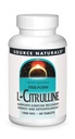 Source Naturals L-Citrulline - Soutien à l'exercice Récupération, énergie et désintoxication*, 1 000 mg - 60 comprimés