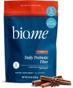 Bio.me Poudre quotidienne de fibre prébiotique Chai - 7g par portion - Poudre de supplément de fibre soluble et soluble pour les femmes et les hommes - Santé digestive et santé gustative - BPL-1 amical, sans sucre - 30 portions