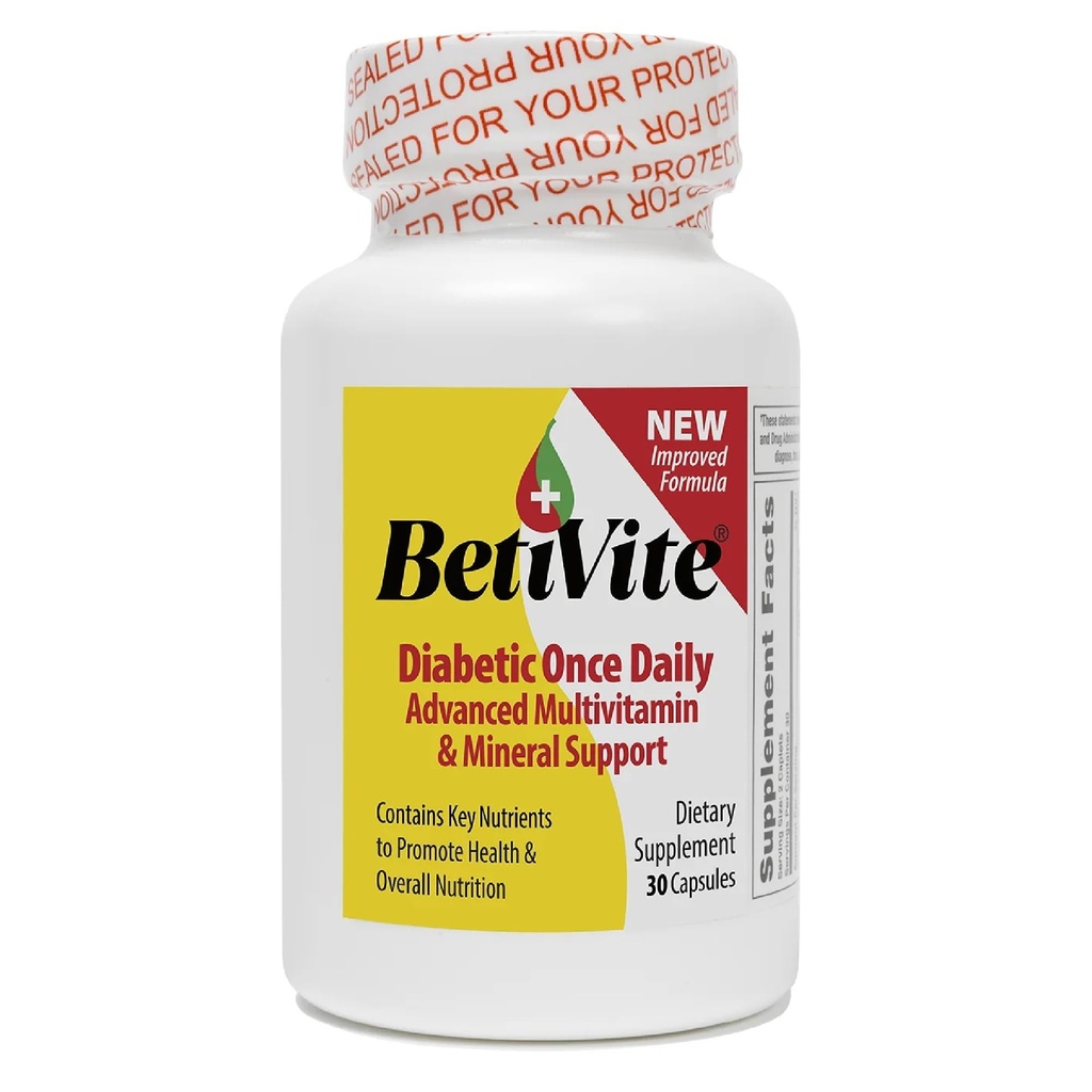 BetiVite Multi Vitamines soutiennent la santé de la fonction nerveuse et la santé des yeux, contient ALA, Lycopène et Lutéine pour promouvoir la santé globale, 30 jours d'approvisionnement