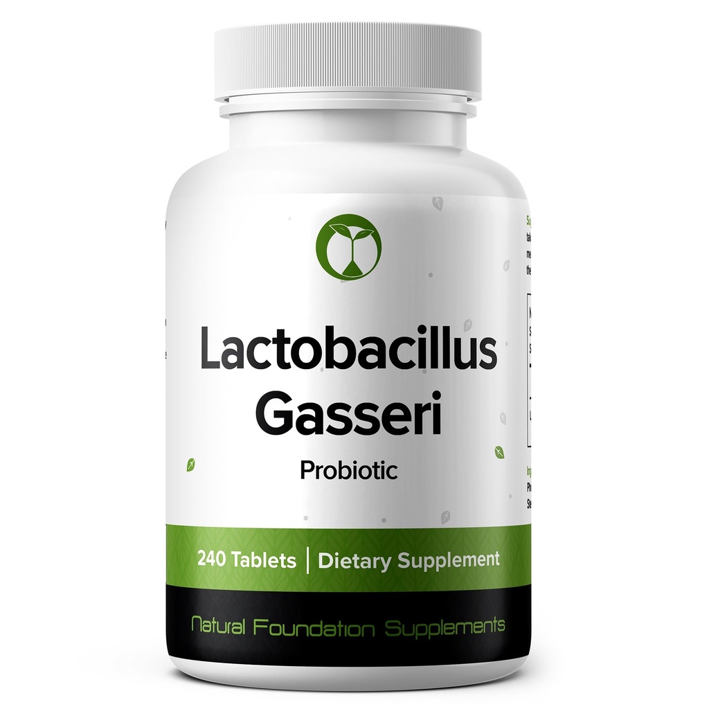 Lactobacillus Gasseri Probiotic Supplement 240 Comprimés 3 Million CFU Probiotics for Men & Women Supports Intestinal Digestive & Gut Health (240, Lactobacillus Gasseri)