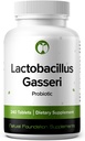 Lactobacillus Gasseri Probiotic Supplement 240 Tablets 3 Billion CFU Probiotics for Men & Women Supports Intestinal Digestive & Gut Health (240, Lactobacillus Gasseri)