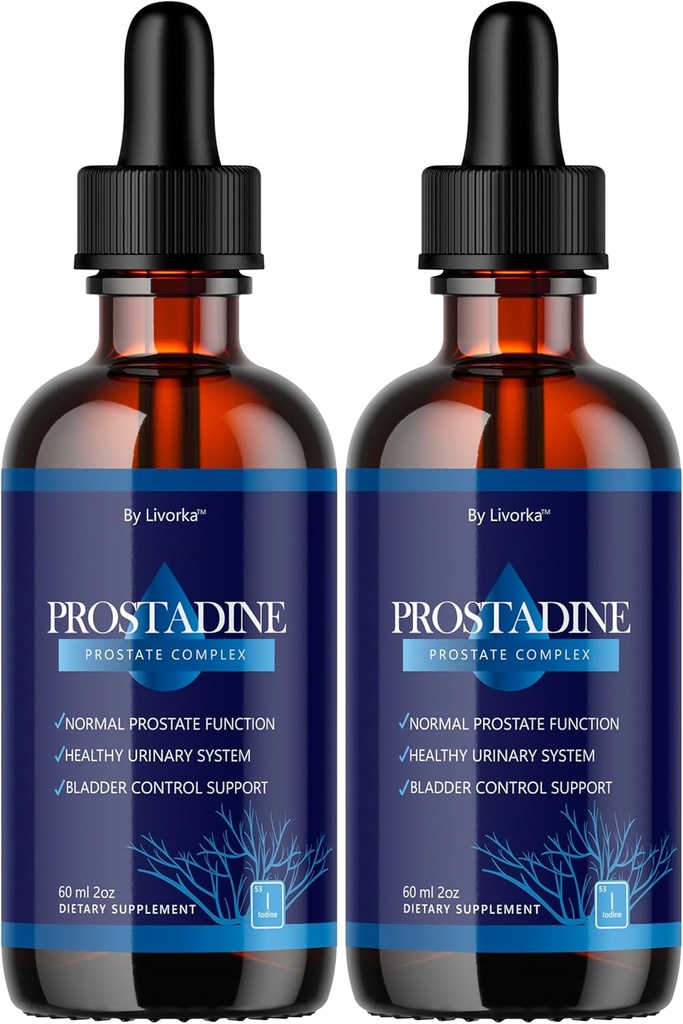 (2 Pack) Prostadine gouttes - Formule officielle de gouttes Prostadine pour les hommes, Prostadine Avis, Prostadine Supplément, Prostadine Natural Liquid Support, Prostadine goutte formule, 2 bouteilles pendant 2 mois